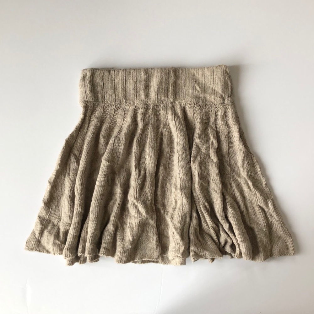 Brandy Melville Knit High Waisted Mini Skirt